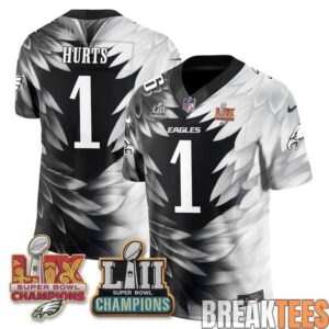 Philadelphia Eagles Fangear Feathers Edition Custom Jersey
