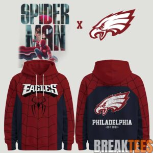 Philadelphia Eagles x Spider Man Brand New Day 2026 Limited Edition Hoodie