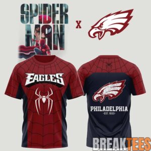 Philadelphia Eagles x Spider Man Brand New Day 2026 T-Shirt