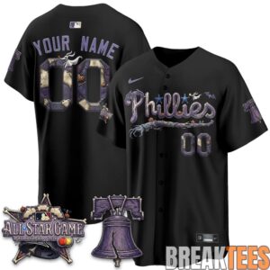 Philadelphia Philles Halloween Nightmare Edition Custom Baseball Jersey