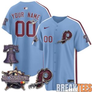 Philadelphia Philles Halloween Nightmare Edition Custom Baseball Jersey 1
