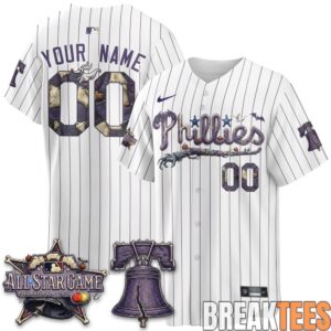 Philadelphia Philles Halloween Nightmare Edition Custom Baseball Jersey 2