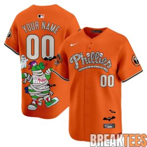 Philadelphia Phillies Phanatic Halloween Edition Limited Custom Jersey 1