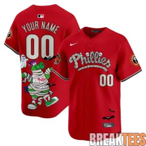 Philadelphia Phillies Phanatic Halloween Edition Limited Custom Jersey 4