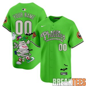 Philadelphia Phillies Phanatic Halloween Edition Limited Custom Jersey 5