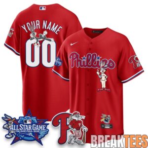 Philadelphia Phillies x Bunny Premier Custom Baseball Jersey 4
