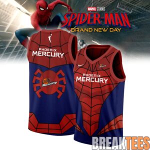 Phoenix Mercury x Spider-Man Special Basketball Jersey