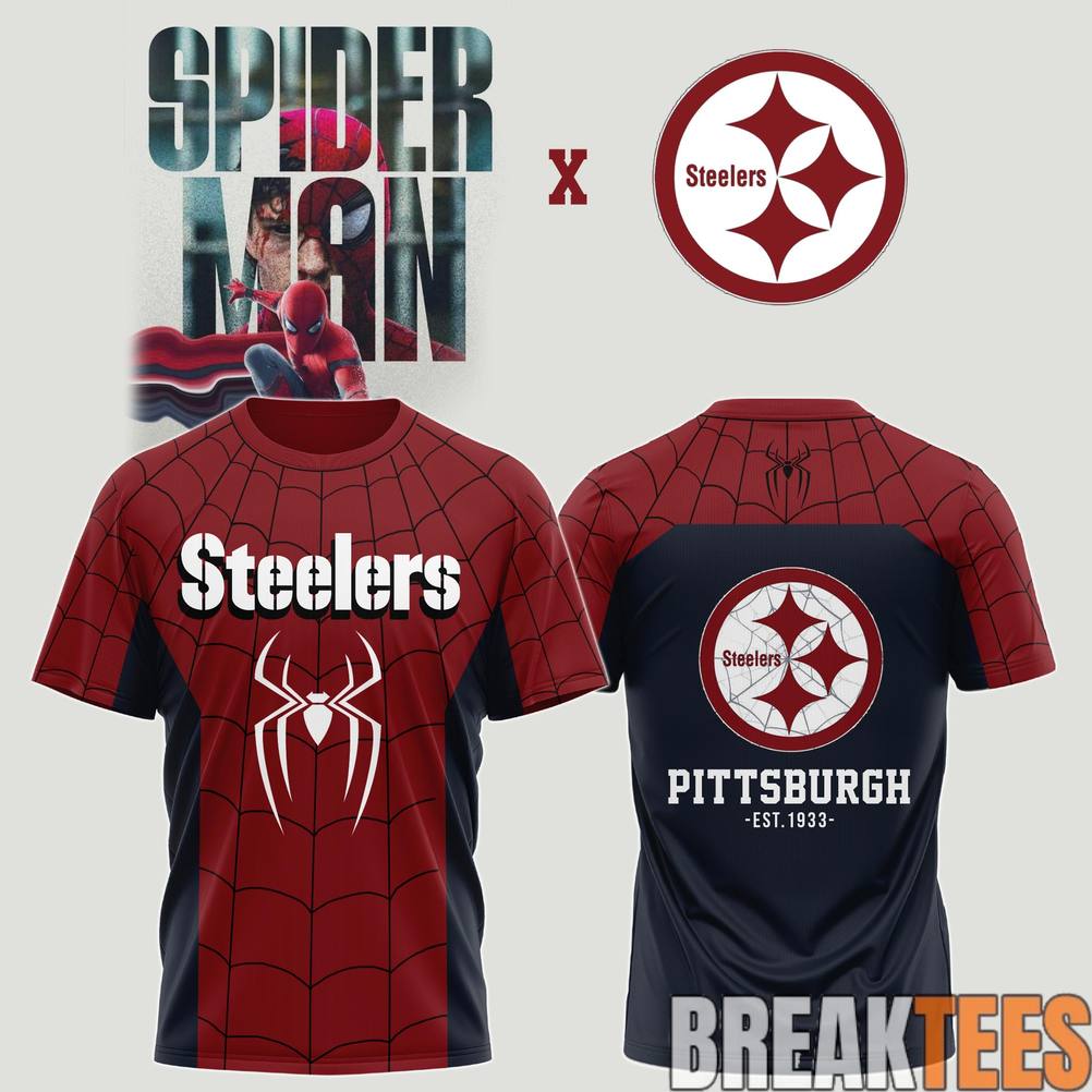 Pittsburgh Steelers x Spider-Man “Brand New Day” 2026 Special Tee Pittsburgh Steelers x Spider-Man “Brand New Day” 2026 Special Tee