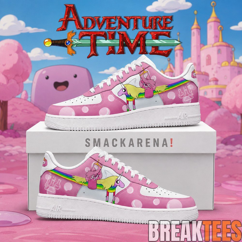 Princess Bubblegum Adventure Time Air Force 1 Sneaker Princess Bubblegum Adventure Time Air Force 1 Sneaker