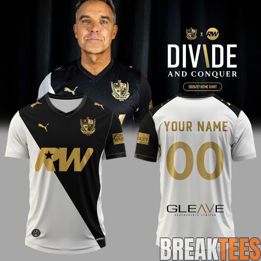 Robbie Williams BRITPOP World Tour 2026 Custom Jersey Robbie Williams BRITPOP World Tour 2026 Custom Jersey
