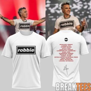 Robbie Williams BRITPOP World Tour White T-Shirt