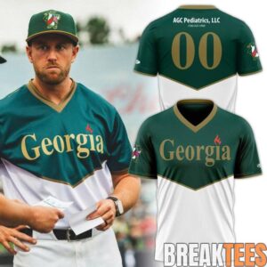 Rome Emperors Georgia Custom V-Neck Short-Sleeve Baseball Jersey