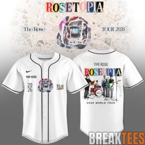 Rosetopia The Rose World Tour 2026 Live Session Baseball Jersey