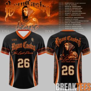 Ryan Castro Sende The Last Dance USA Tour 2026 Football Jersey