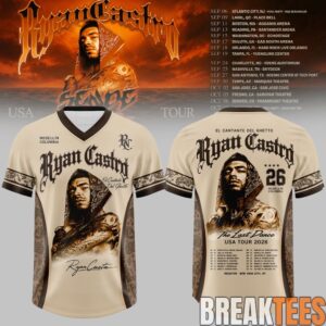 Ryan Castro Sende The Last Dance USA Tour 2026 Football Jersey 1