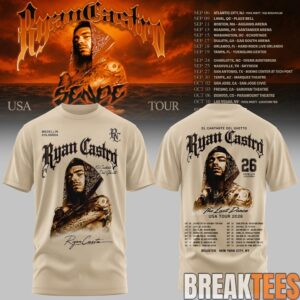 Ryan Castro Sende The Last Dance USA Tour 2026 T-Shirt 2