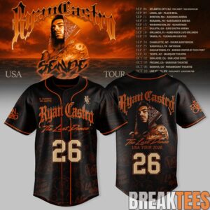 Ryan Castro The Last Dance USA Tour 2026 Baseball Jersey 1