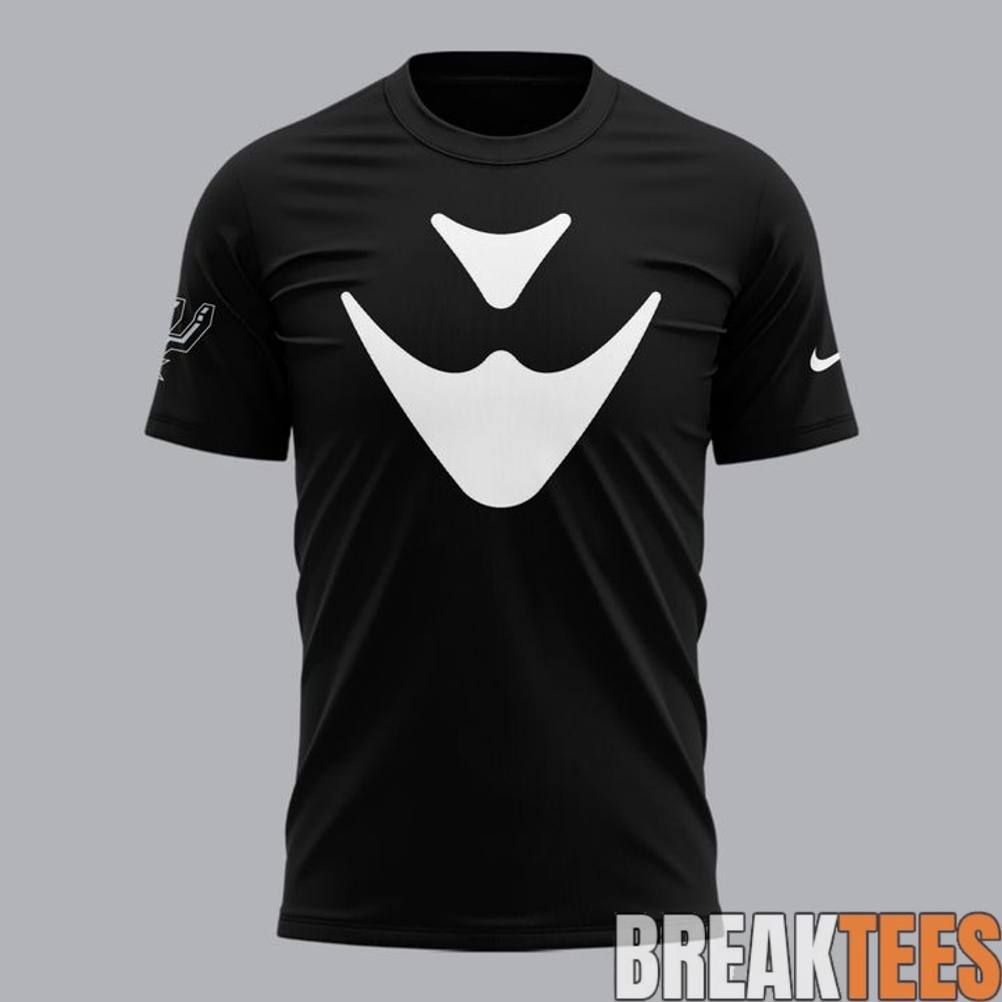 San Antonio Spurs Wemby x New Logo 2026 Black T-Shirt San Antonio Spurs Wemby x New Logo 2026 Black T-Shirt