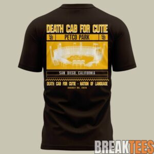 San Diego Padres x Death Cab for Cutie I Built You A Tower World Tour 2026 T-Shirt 5 San Diego Padres x Death Cab for Cutie I Built You A Tower World Tour 2026 TShirt 6 VAB61.jpg