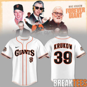 San Francisco Giants 39 Years Mike Krukow Forever Giants Baseball Jersey 2.jpg