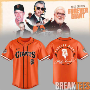 San Francisco Giants 39 Years Mike Krukow Forever Giants Baseball Jersey 3.jpg