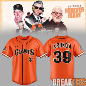 San Francisco Giants 39 Years Mike Krukow Forever Giants Baseball Jersey 4.jpg