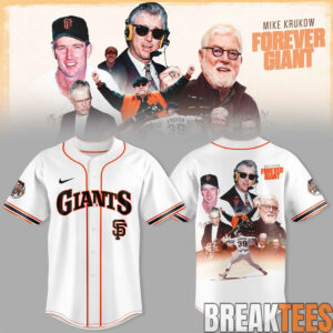 San Francisco Giants 39 Years Mike Krukow Forever Giants Baseball Jersey 5.jpg