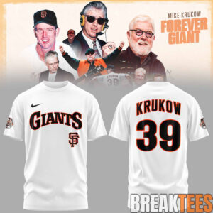 San Francisco Giants 39 Years Mike Krukow Forever Giants T Shirt 2.jpg