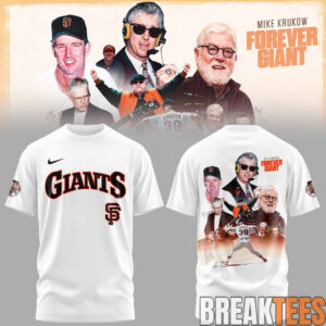 San Francisco Giants 39 Years Mike Krukow Forever Giants T Shirt 3.jpg