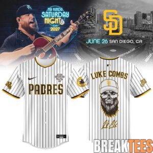 San Diego Padres x Luke Combs My Kinda Saturday Night Tour 2027 Jersey