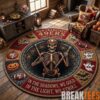 Seattle Seahawks 2026 Halloween Quilted Round Rug – Limited Edition