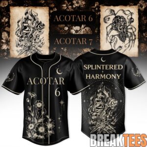 Sarah J. Maas Splintered Harmony Baseball Jersey 2 Sarah J. Maas Splintered Harmony Baseball Jersey 2