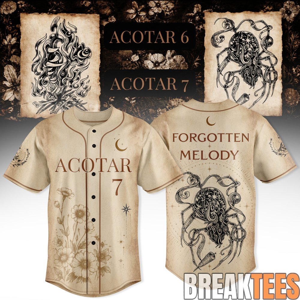 Sarah J. Maas Splintered Harmony Baseball Jersey Sarah J. Maas Splintered Harmony Baseball Jersey
