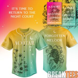 Sarah J. Maas Splintered Harmony Baseball Jersey 5 Sarah J. Maas Splintered Harmony Baseball Jersey 5