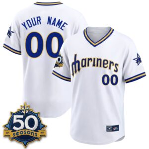 Seattle Mariners Legacy Edition Vapor Custom Baseball Jersey