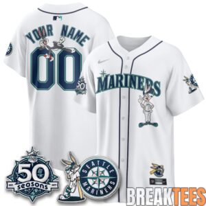 Seattle Mariners x Bunny Premier Custom Baseball Jersey