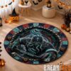 St. Louis Blues Special Halloween Round Quilted Rug