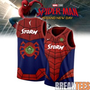 Seattle Storm x Spider-Man Special Basketball Jersey