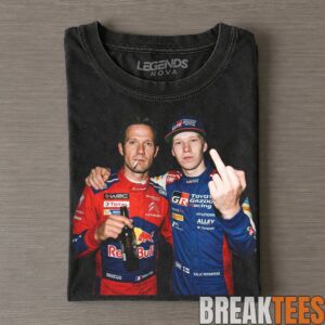 Sébastien Ogier & Kalle Rovanperä 2026 Secto Rally Finland｜WRC Middle Finger Tee