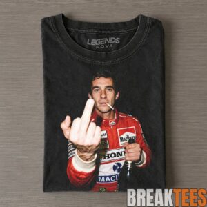 Senna F1 Legend Smoking T-Shirt 1