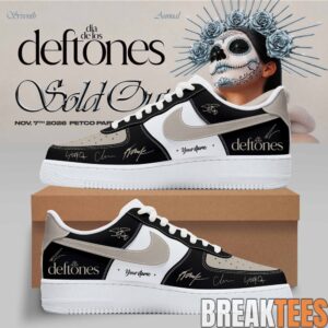 Seventh Annual Dia De Los Deftones Band Autograph Custom Air Force 1 Shoes
