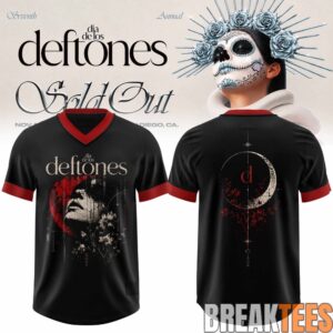 Seventh Annual Dia De Los Deftones Celestial Gothic Athletic Football Jersey 1