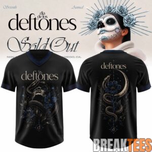 Seventh Annual Dia De Los Deftones Celestial Gothic Athletic Football Jersey 2