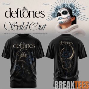 Seventh Annual Dia De Los Deftones Celestial Gothic T-Shirt 1