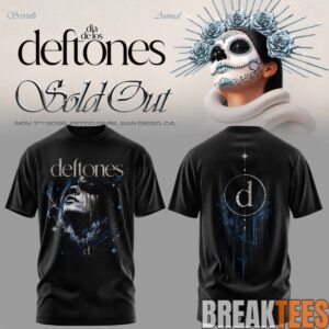 Seventh Annual Dia De Los Deftones Celestial Gothic T-Shirt 3