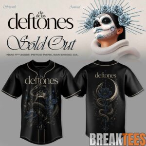 Seventh Annual Dia De Los Deftones Dark Surrealist Art Baseball Jersey 1
