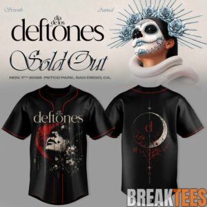 Seventh Annual Dia De Los Deftones Dark Surrealist Art Baseball Jersey 2