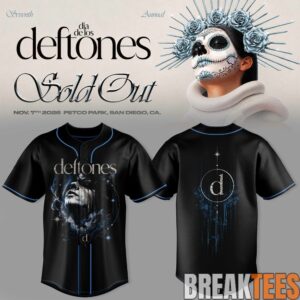 Seventh Annual Dia De Los Deftones Dark Surrealist Art Baseball Jersey 3
