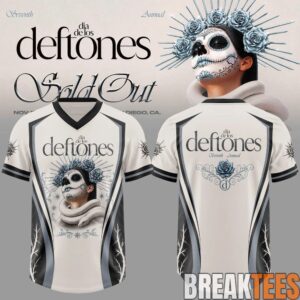 Seventh Annual Dia De Los Deftones Floral Vines Football Jersey 1