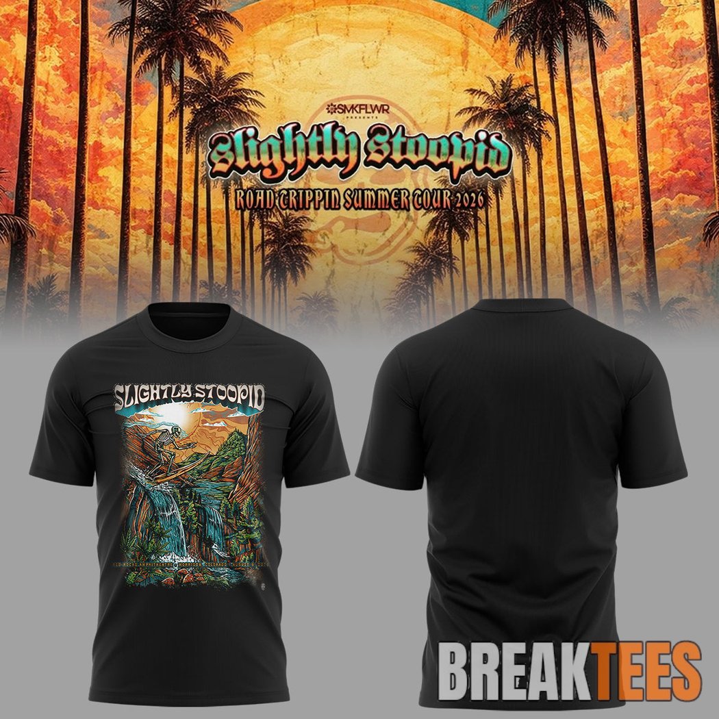 Slightly Stoopid Tour 2026 T-Shirt 2D Slightly Stoopid Tour 2026 T-Shirt 2D